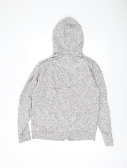 Burton Men's Grey Full Zip Hoodie, M, Regular