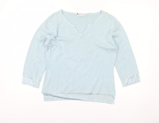 Womens UK Size S House of Fraser Blue Pullover Jumper