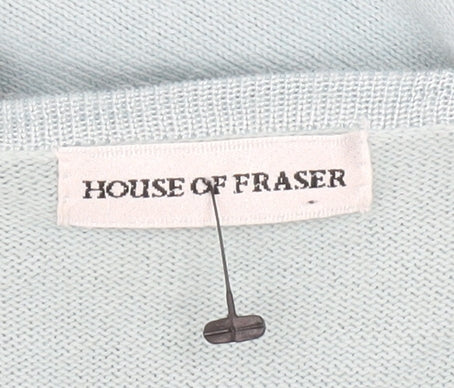 Womens UK Size S House of Fraser Blue Pullover Jumper