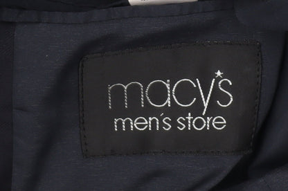 Macy's Men's Blue Wool Blazer - 40R, Formal Wear