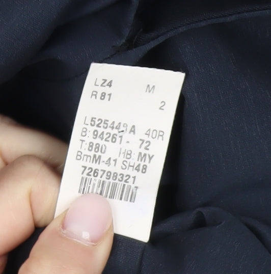 Macy's Men's Blue Wool Blazer - 40R, Formal Wear