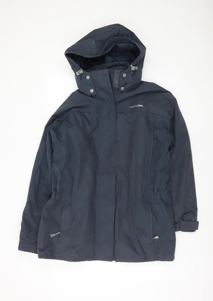 Trespass Men's Blue Waterproof Parka Jacket L