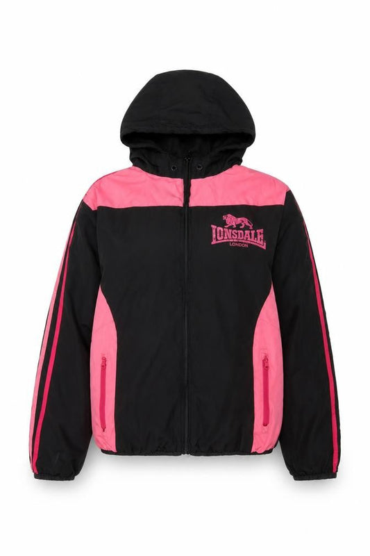 Womens UK Size 12 Lonsdale Multicoloured Windbreaker Coat