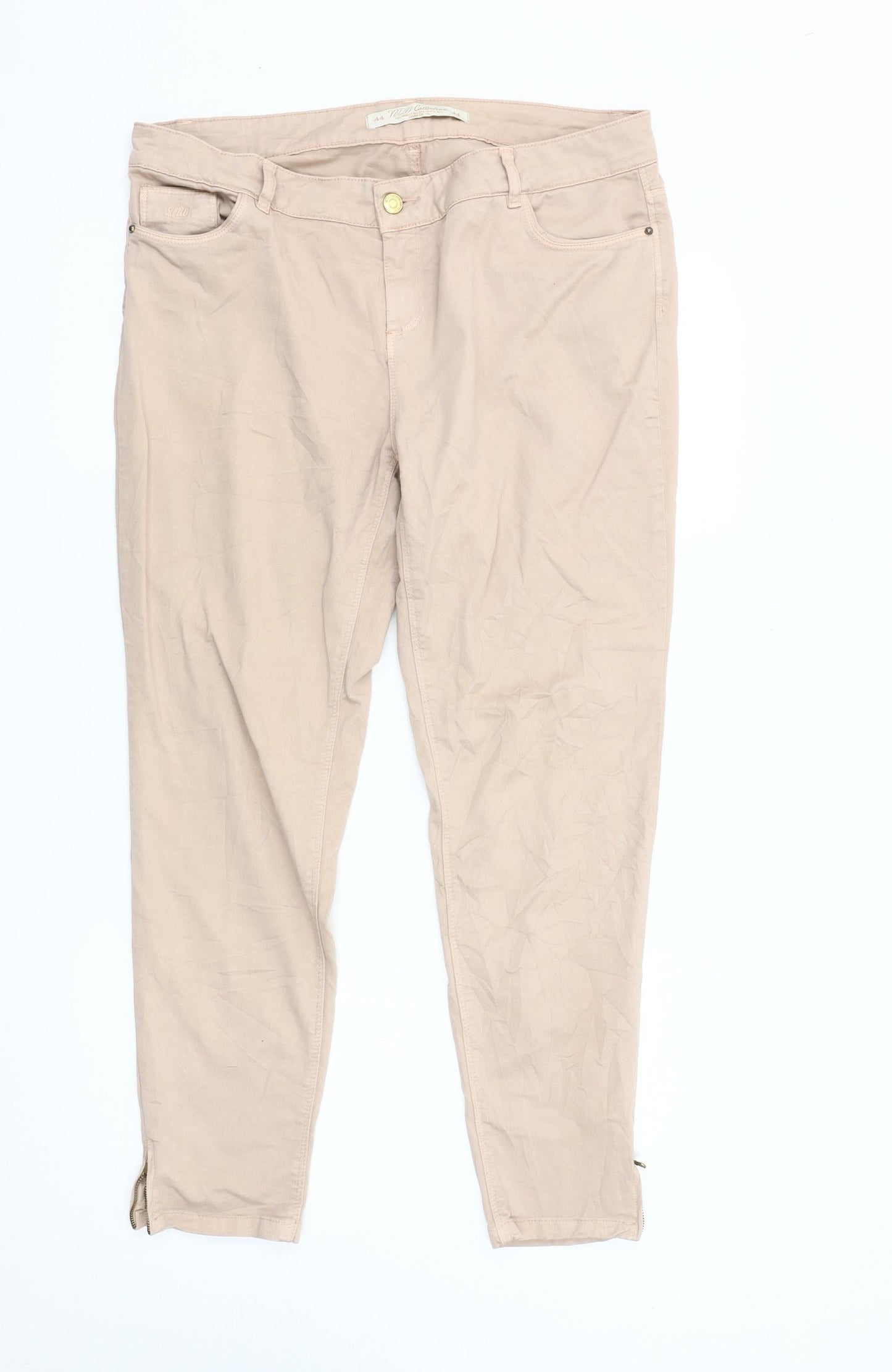 MDW Collection Women's Beige Trousers Size 16
