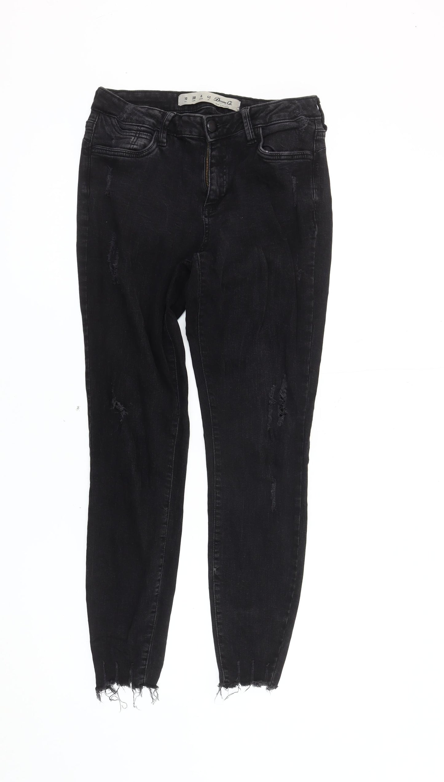 Denim Co. Women's Black Skinny Jeans Size 10