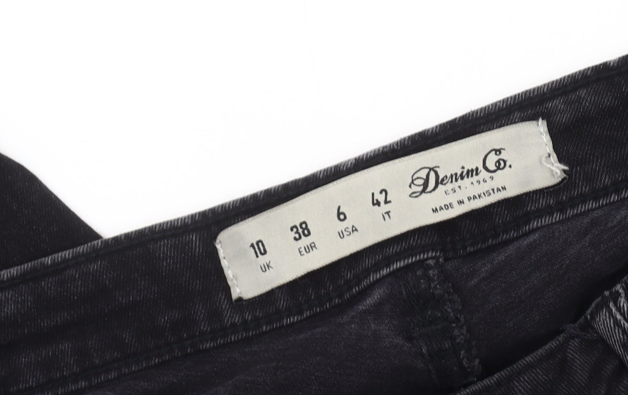 Denim Co. Women's Black Skinny Jeans Size 10