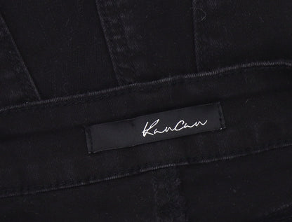 KanCan Women's Black Cut-Off Denim Shorts Size 28