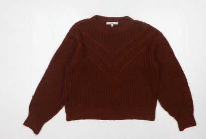 Womens UK Size XS NEXT Brown Pullover Jumper