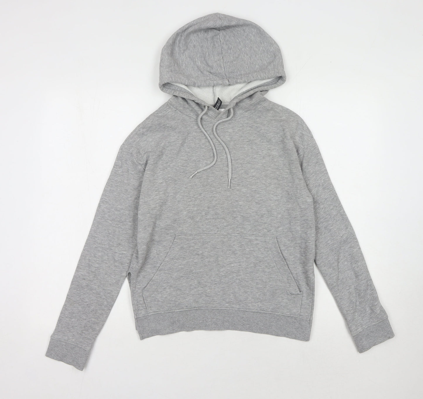H&M Women's Grey Pullover Hoodie Size 8