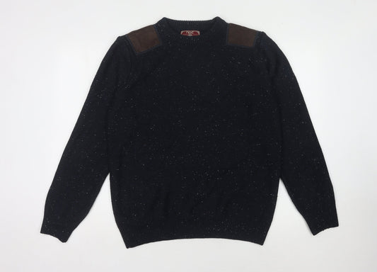 Next Men's Black Medium Pullover Jumper