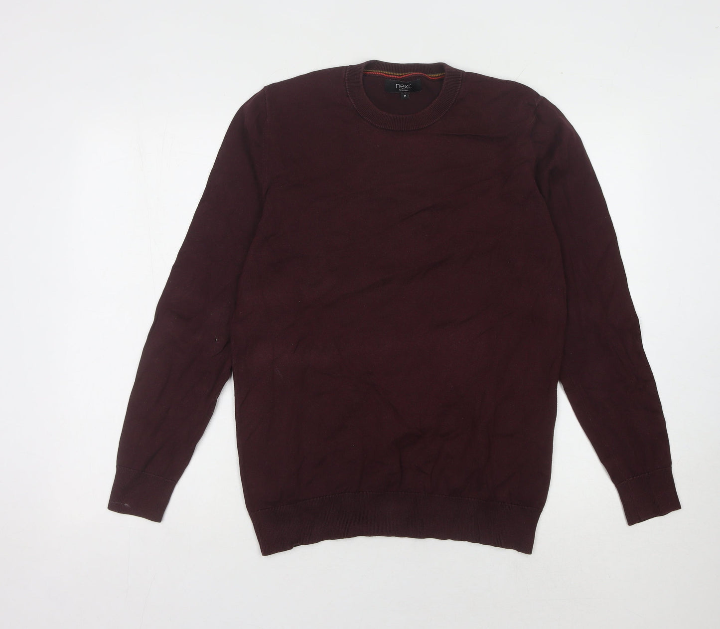 Next Men's Red Pullover Jumper, Medium, Crew Neck