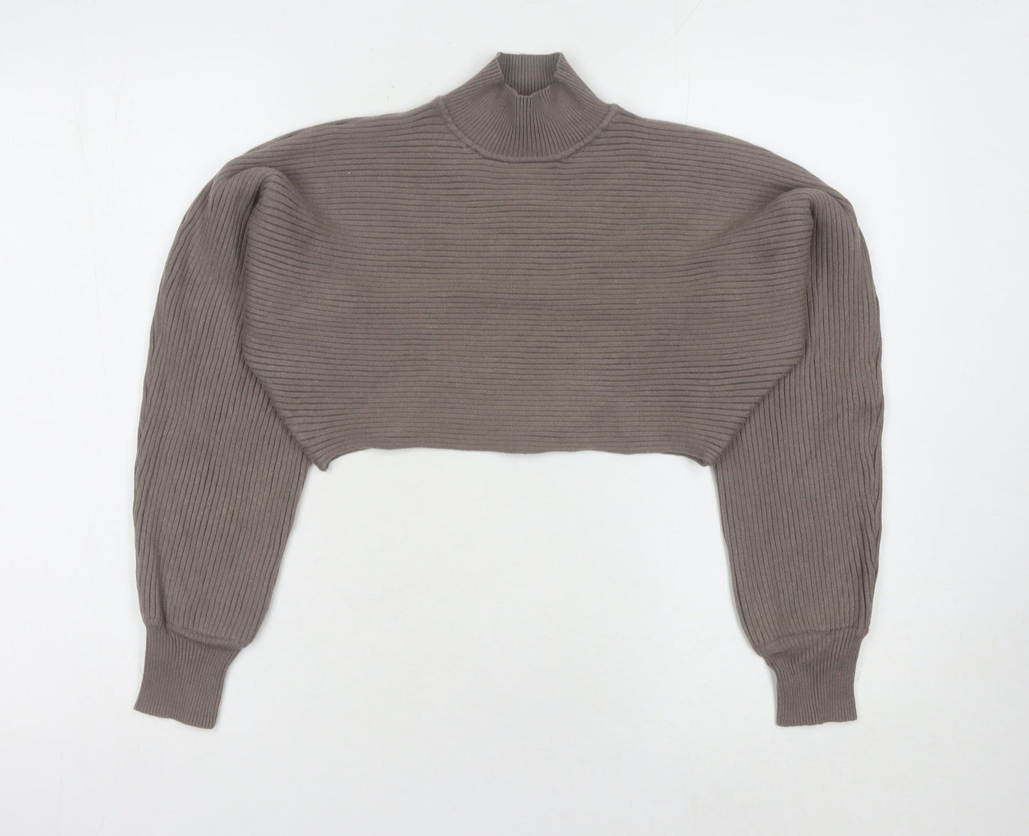 Womens UK Size S New Look Brown Pullover Jumper