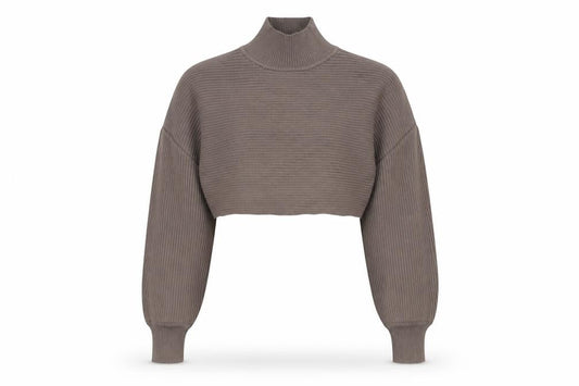 Womens UK Size S New Look Brown Pullover Jumper