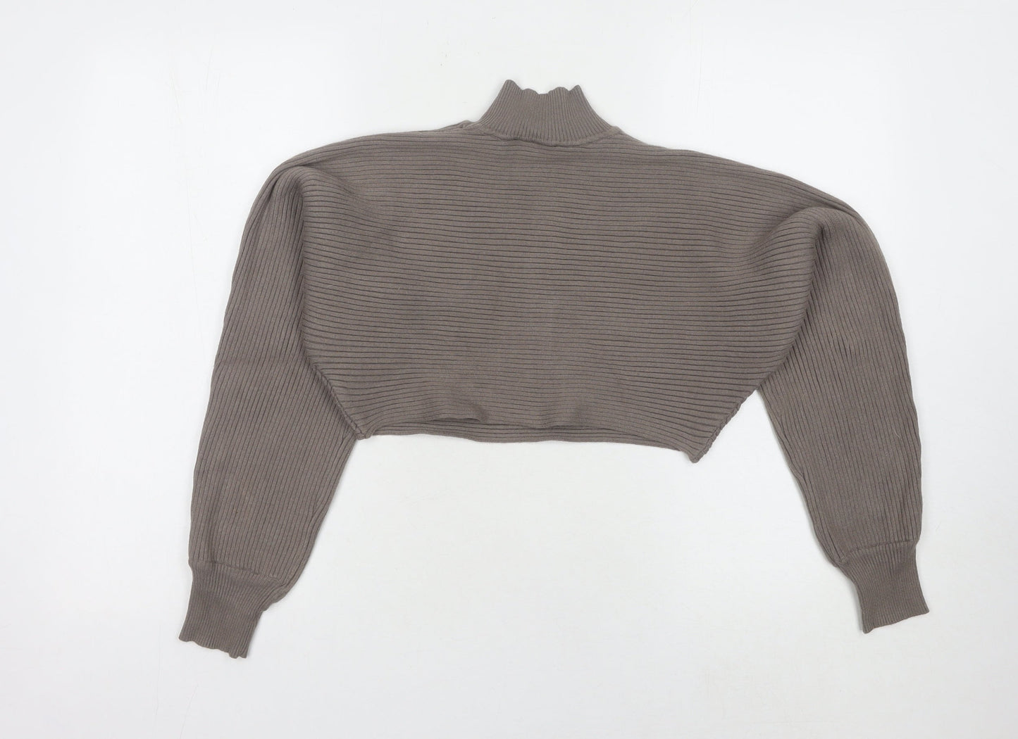 Womens UK Size S New Look Brown Pullover Jumper