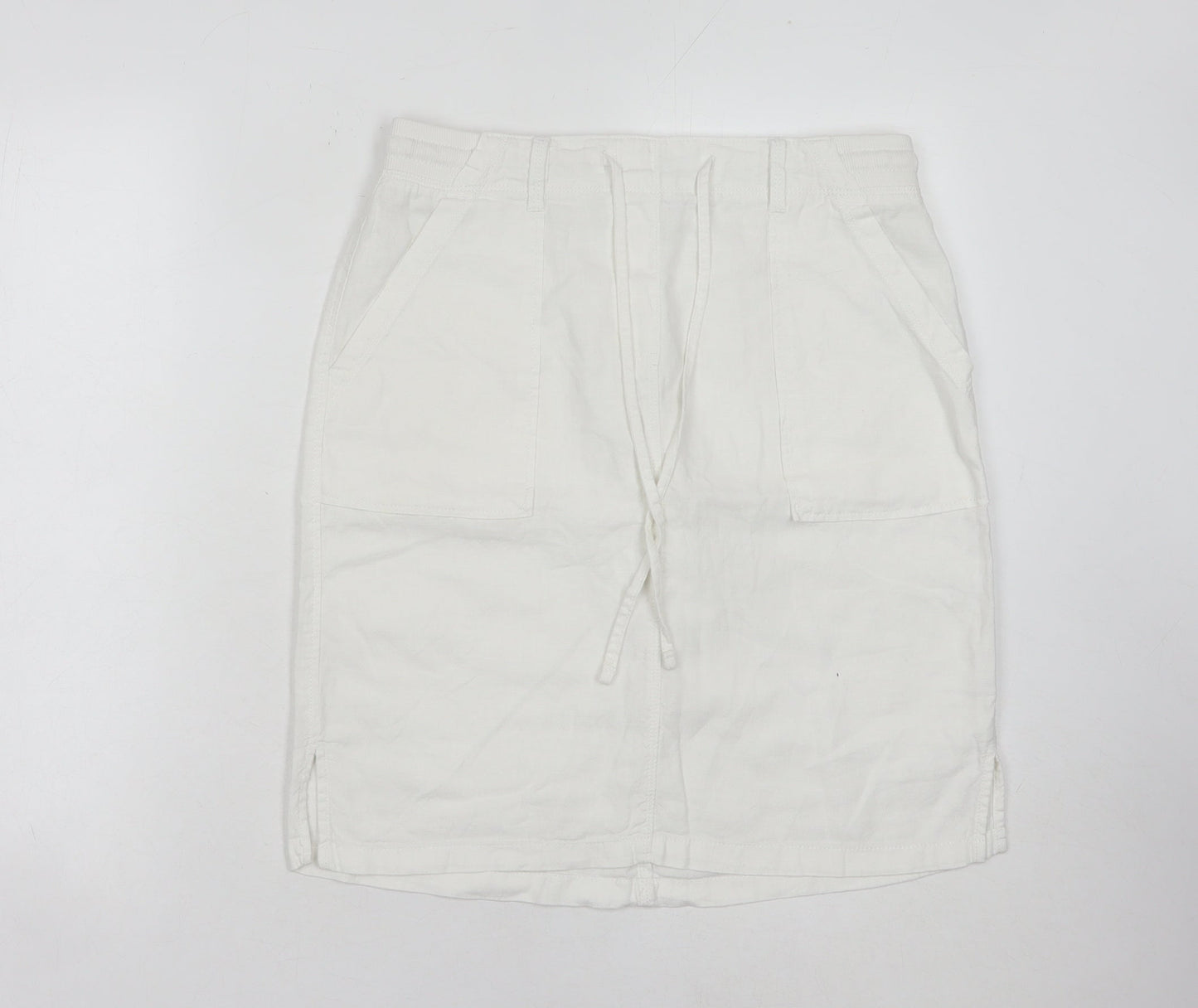 Marks and Spencer Women's White Cargo Skirt Size 10