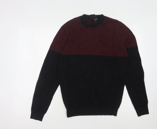 New Look Men's Black Pullover Jumper Size S