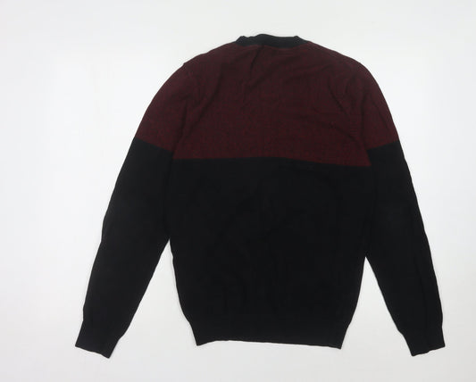 New Look Men's Black Pullover Jumper Size S