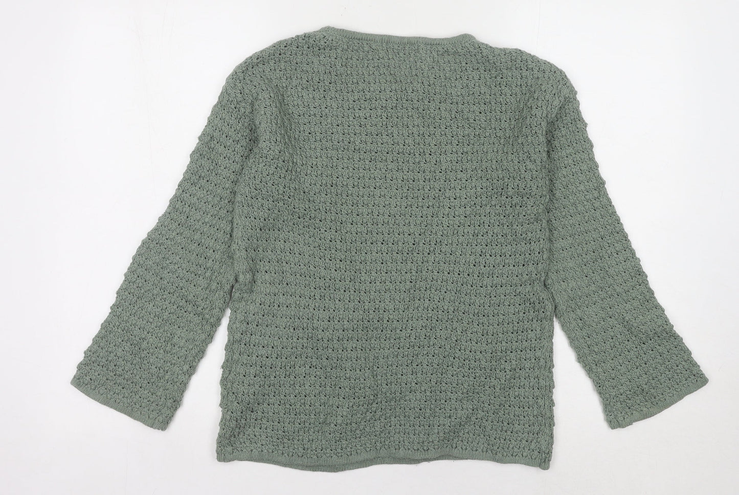 Womens UK Size XS Marks and Spencer Green Pullover Jumper