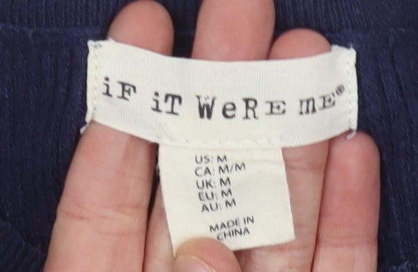 iF iT WeRe Me Women's Multicoloured Pullover Jumper, M