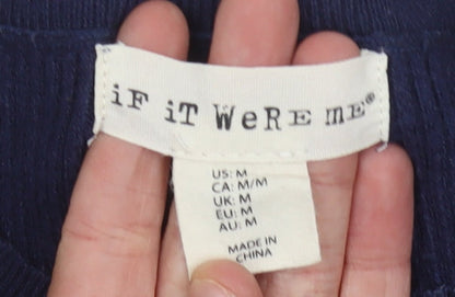 iF iT WeRe Me Women's Multicoloured Pullover Jumper, M