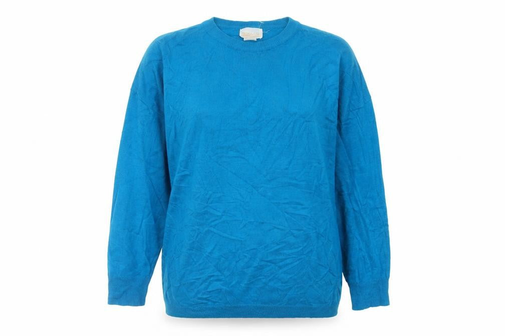 Front view of Roaman's Women's Blue jumper L