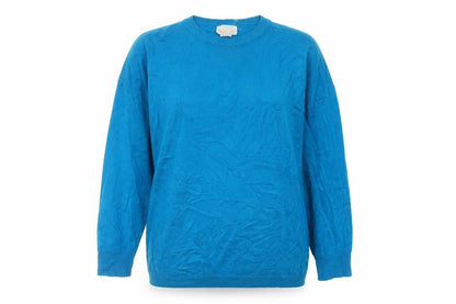 Front view of Roaman's Women's Blue jumper L