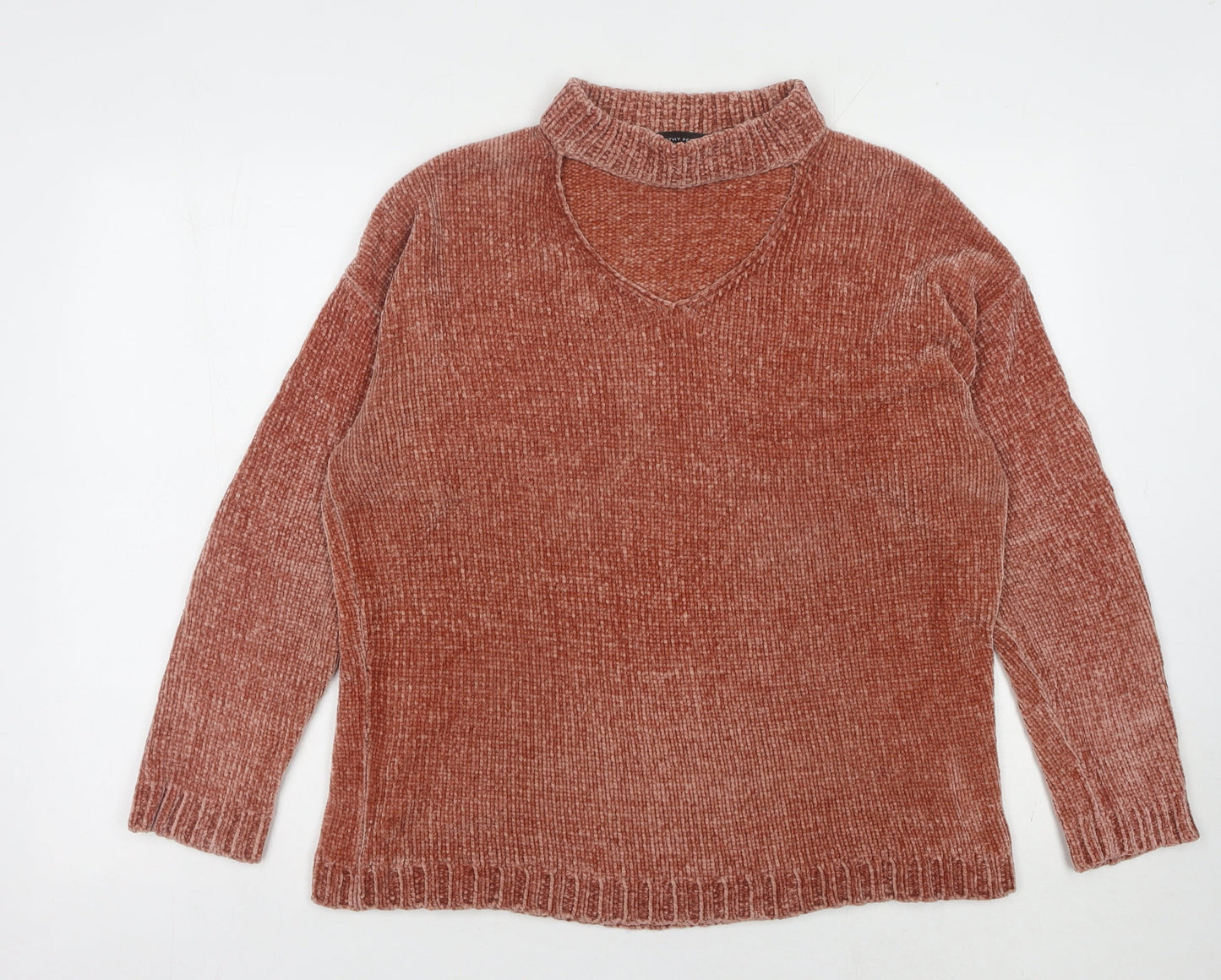 Womens UK Size 16 Dorothy Perkins Brown Pullover Jumper