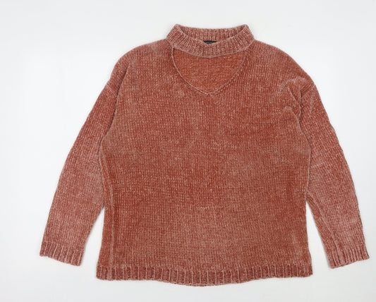 Womens UK Size 16 Dorothy Perkins Brown Pullover Jumper