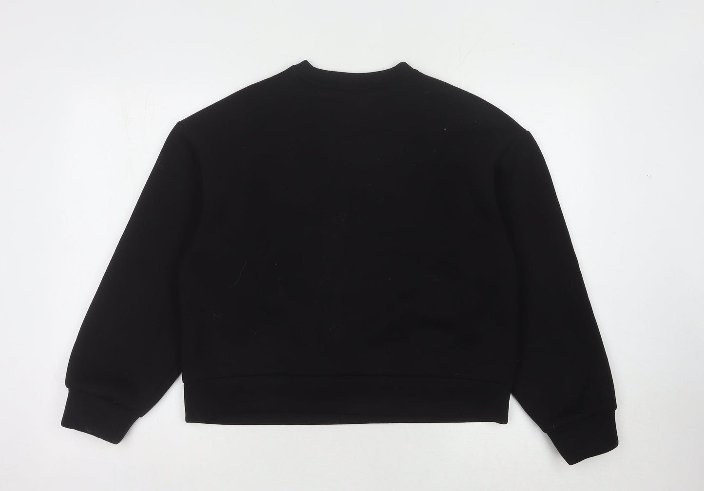 Womens UK Size M H&M Divided Black Pullover Sweatshirt