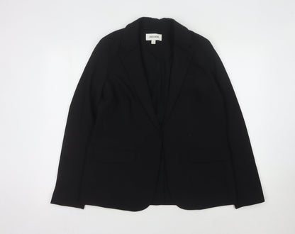 Jaeger Women's Black Blazer Size 10 Regular Fit