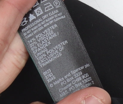 Jaeger Women's Black Blazer Size 10 Regular Fit