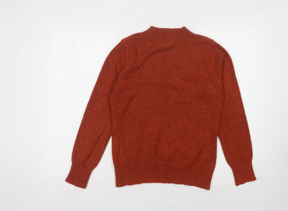 M&Co Women’s Red V-Neck Pullover Knit Jumper M