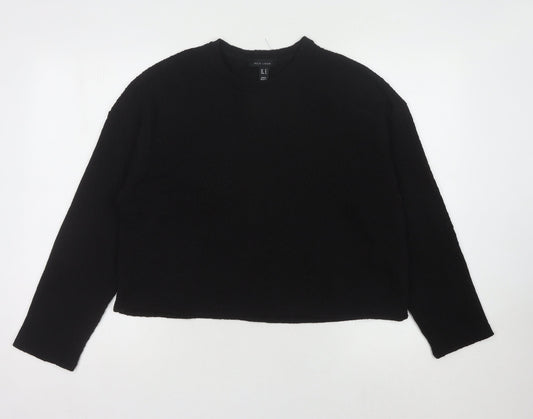 Womens UK Size M New Look Black Pullover Jumper
