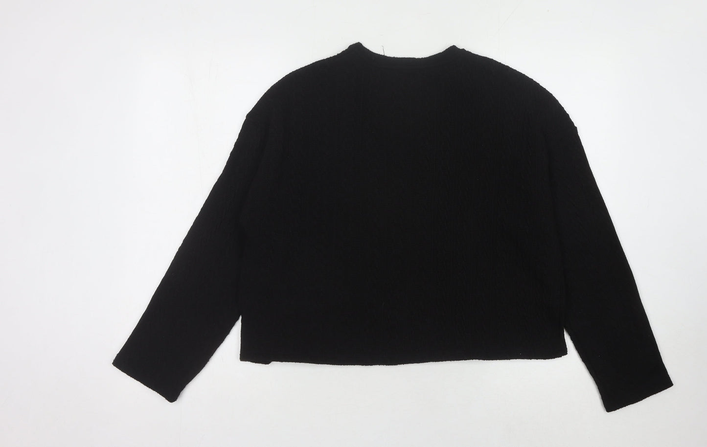Womens UK Size M New Look Black Pullover Jumper