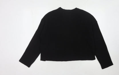 Womens UK Size M New Look Black Pullover Jumper