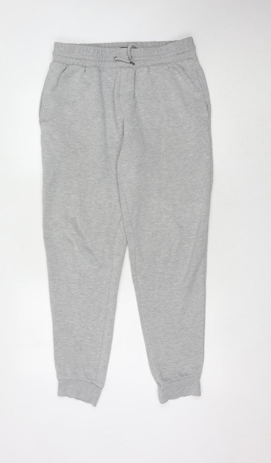 River Island Men's Grey Jogger Trousers M