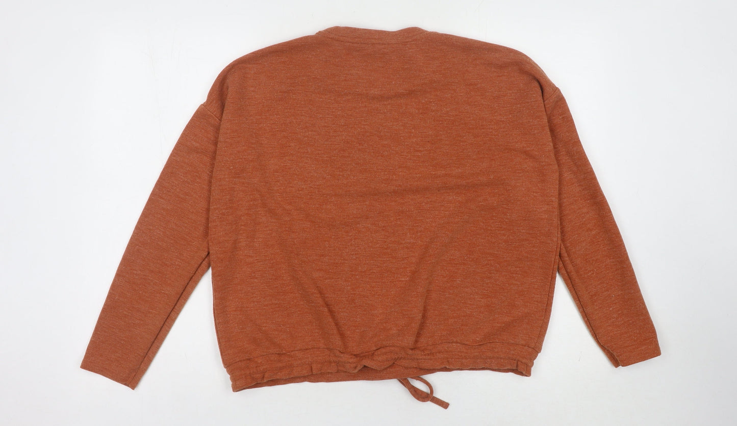 Womens UK Size L VERO MODA Orange Pullover Jumper