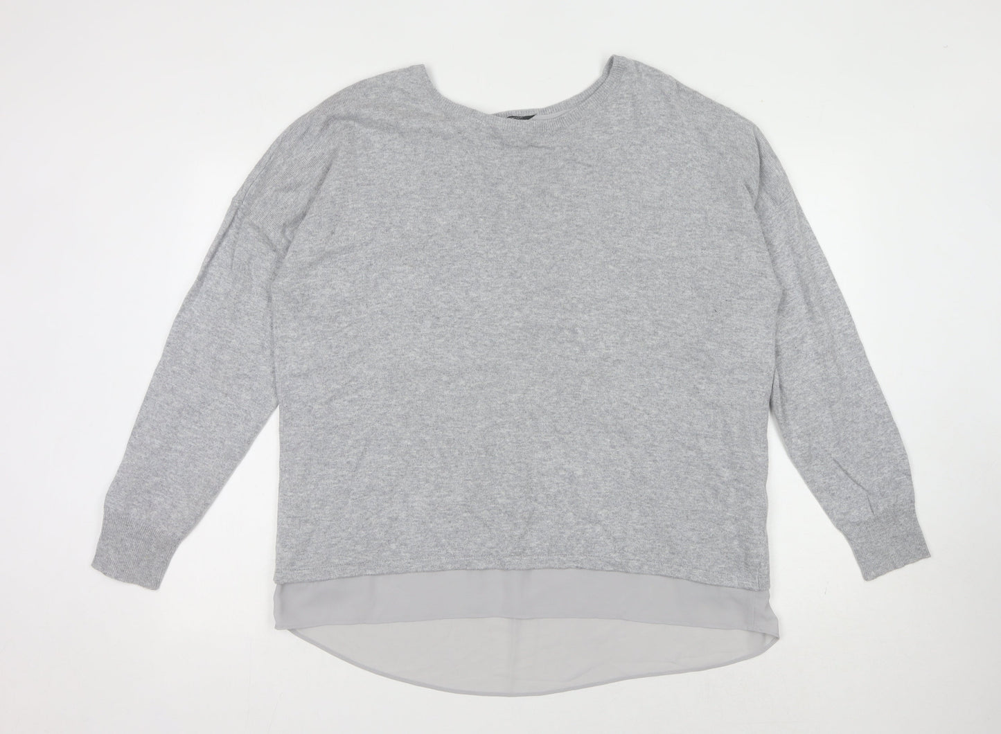 Womens UK Size 20 Marks and Spencer Grey Pullover Jumper