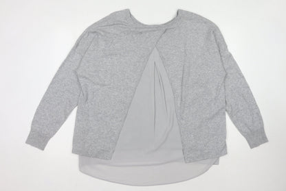 Womens UK Size 20 Marks and Spencer Grey Pullover Jumper