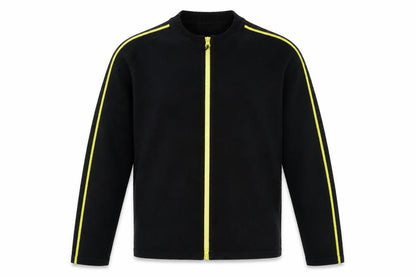 Mens UK Size L Cutting Edge Black Full Zip Jumper