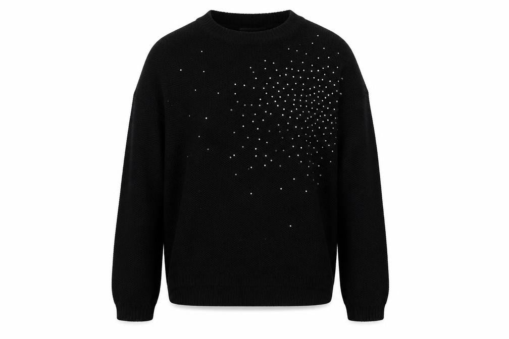 Womens UK Size M New Look Black Pullover Jumper