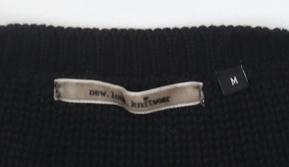 Womens UK Size M New Look Black Pullover Jumper