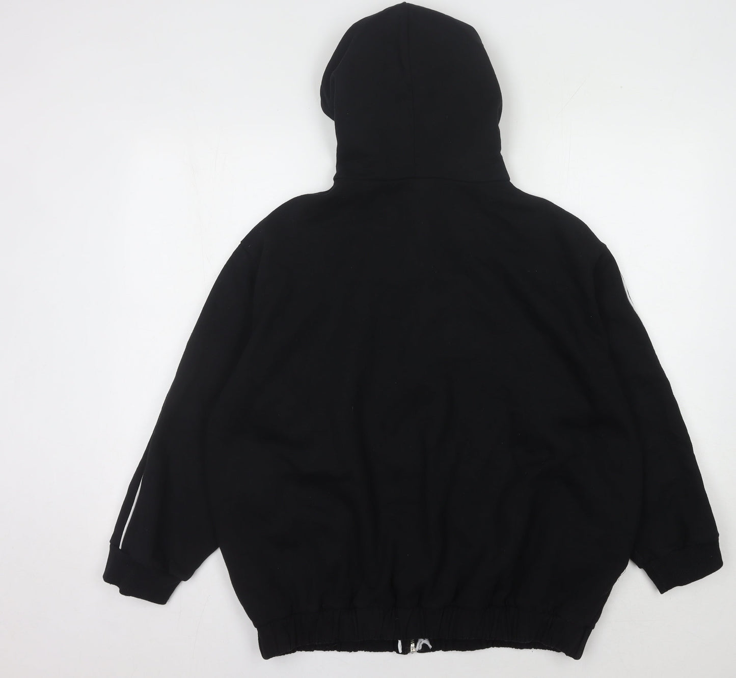 Boohoo Women’s Black Full Zip Hoodie Size 10