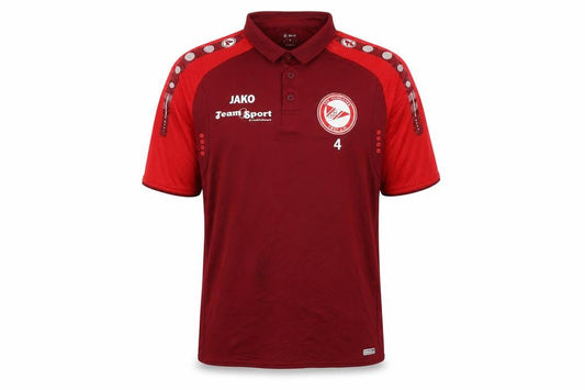 Mens UK Size M JAKO Red Football Polo