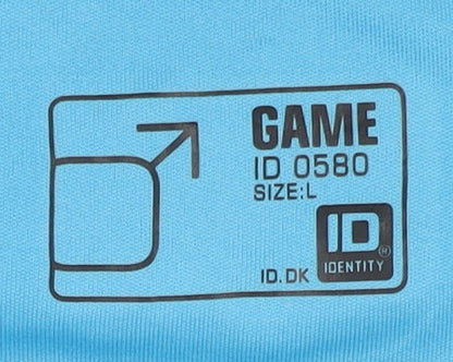 ID Tech Men's Blue Athletic T-Shirt L