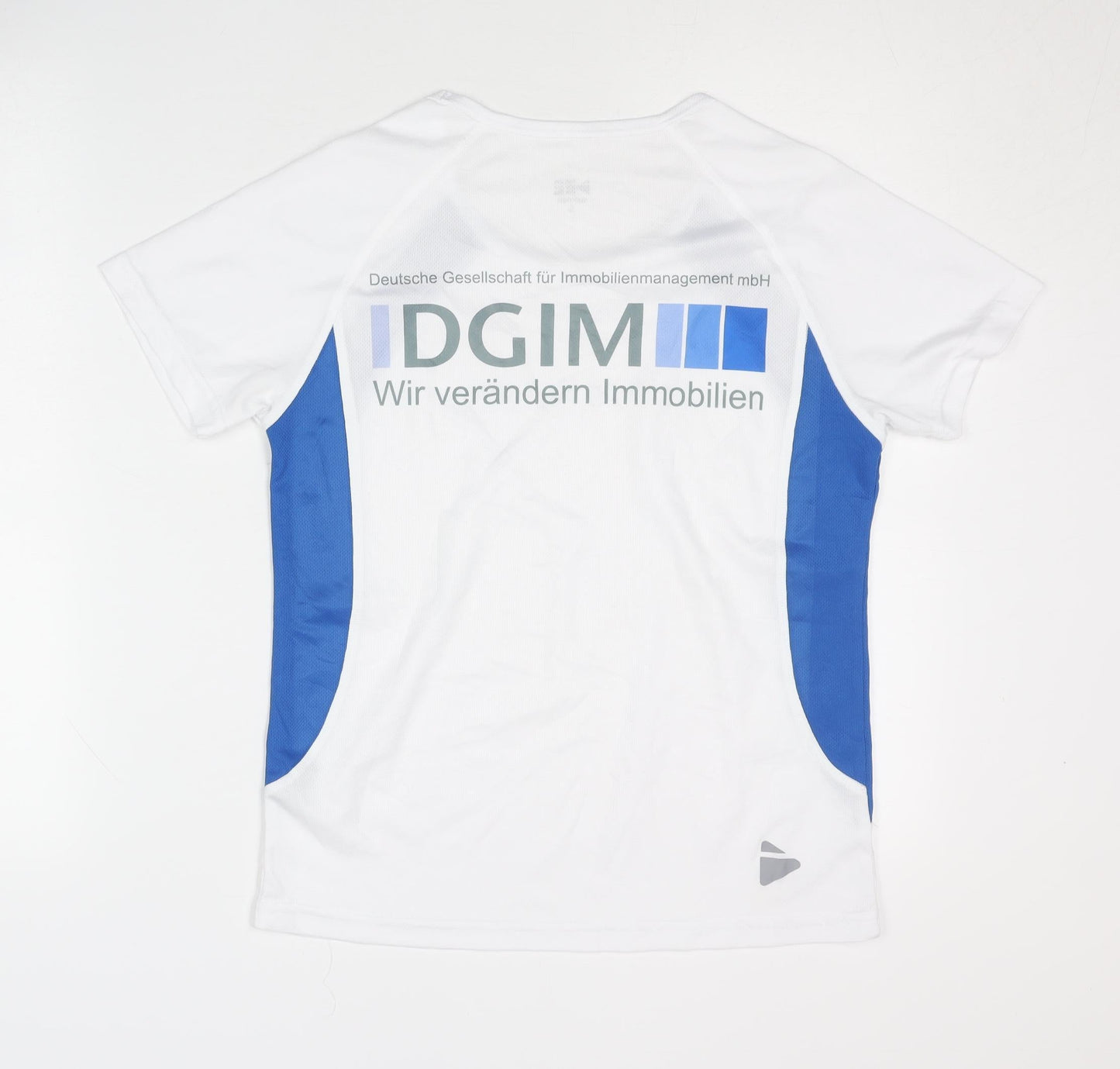 DEE Women's White Blue Running T-Shirt, Size S