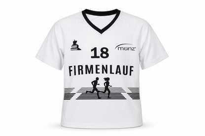 münz Women's White XS V-Neck Running T-Shirt