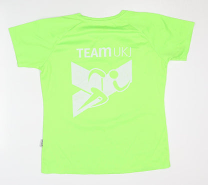 Cona Unisex Green Athletic T-Shirt Size 12