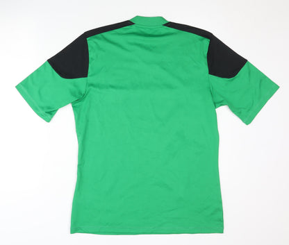 Adidas Men's Green Football Jersey T-Shirt Medium