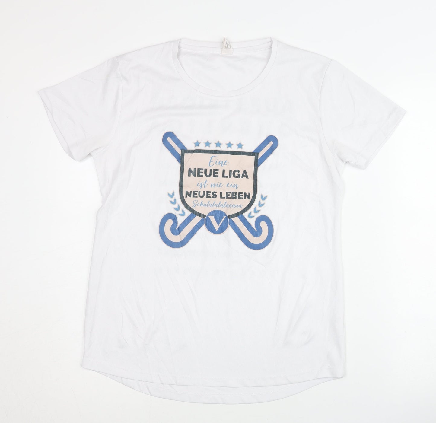 Just Cool Unisex White T-Shirt M for Activewear